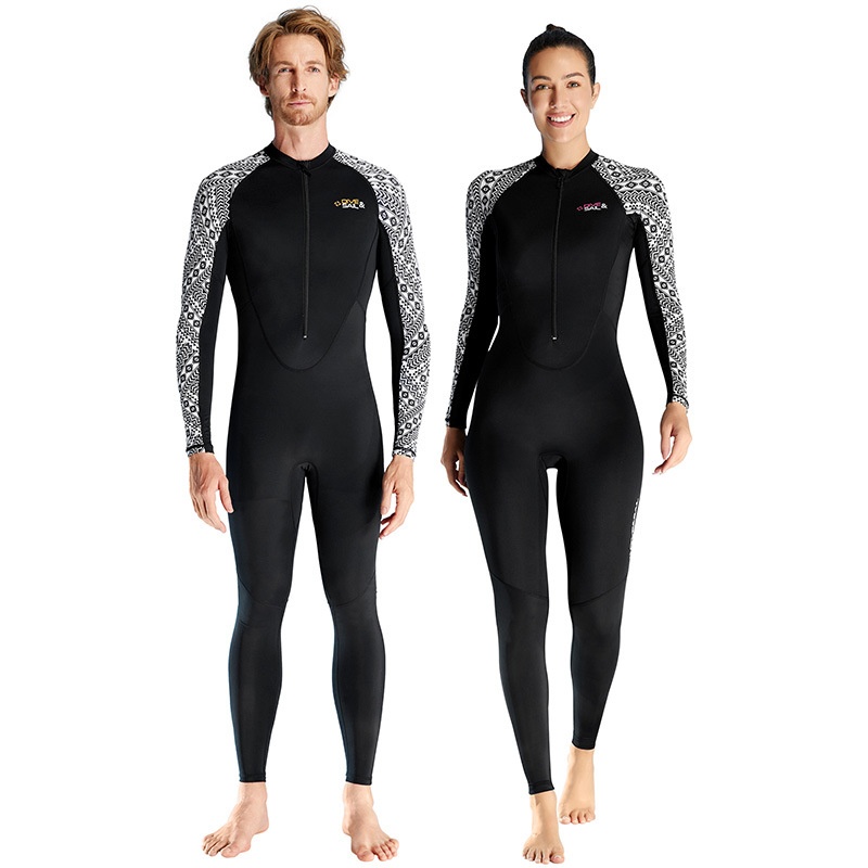 One-piece Diving Suit For Men And Women,Thin Long-sleeved Sunscreen Quick-drying Swimsuit,Snorkeling,Surfing,Jellyfish Suit