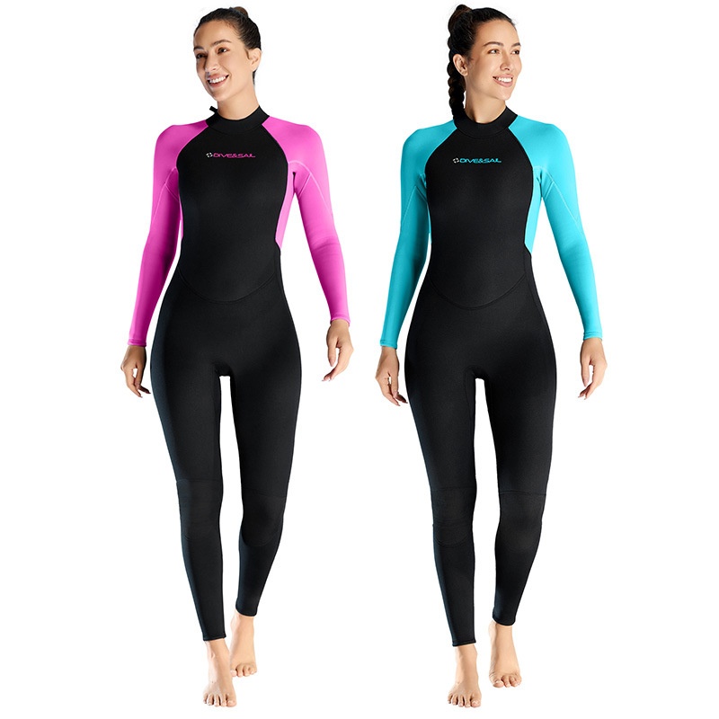 3 MMDiving Suit Women's One-piece Cold-proof Diving Suit Thick Warm Surfing Suit Snorkeling Winter Swimsuit Pants