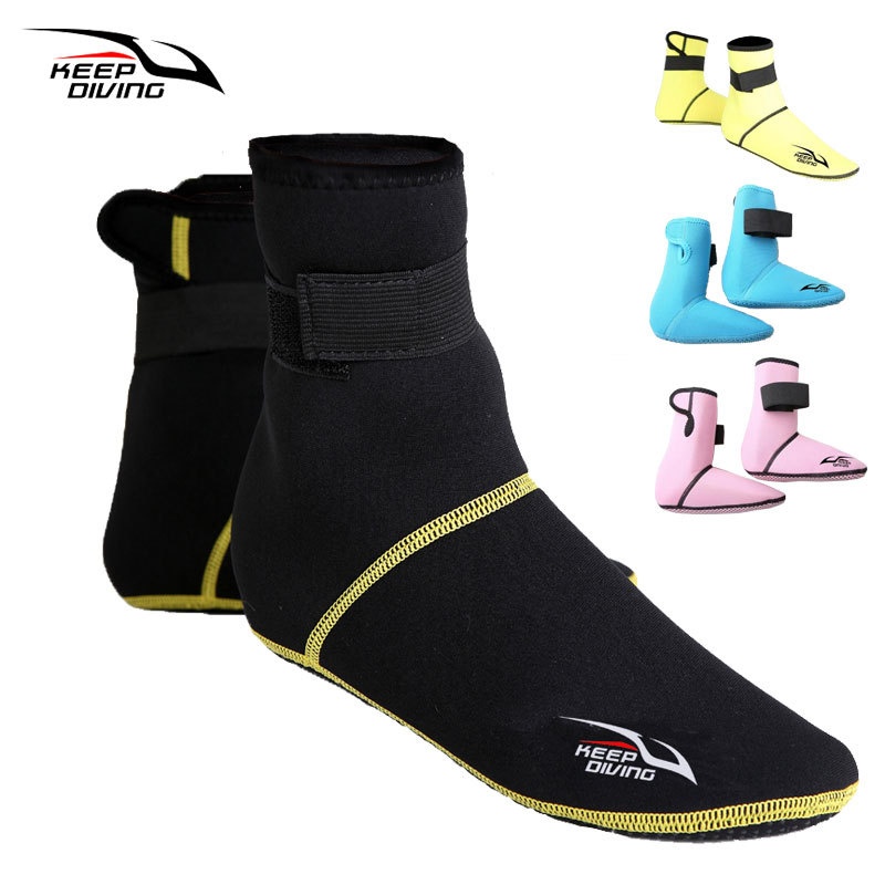 Thickened Snorkeling Socks With Side Openings And Non-slip Bottom Diving Socks For Beach Winter Swimming Equipment Floor Socks DS-102