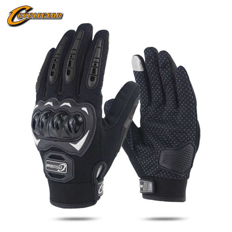 Motorcycle Gloves Rider Protection Full Finger Gloves Racing Off-road Riding Electric Vehicle Touch Screen Gloves CG666