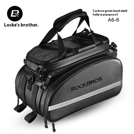 ROCKBROSBicycle Riding Bag Rear Shelf Bag Mountain Bike Camera Shoulder Bag Camel Bag A6
