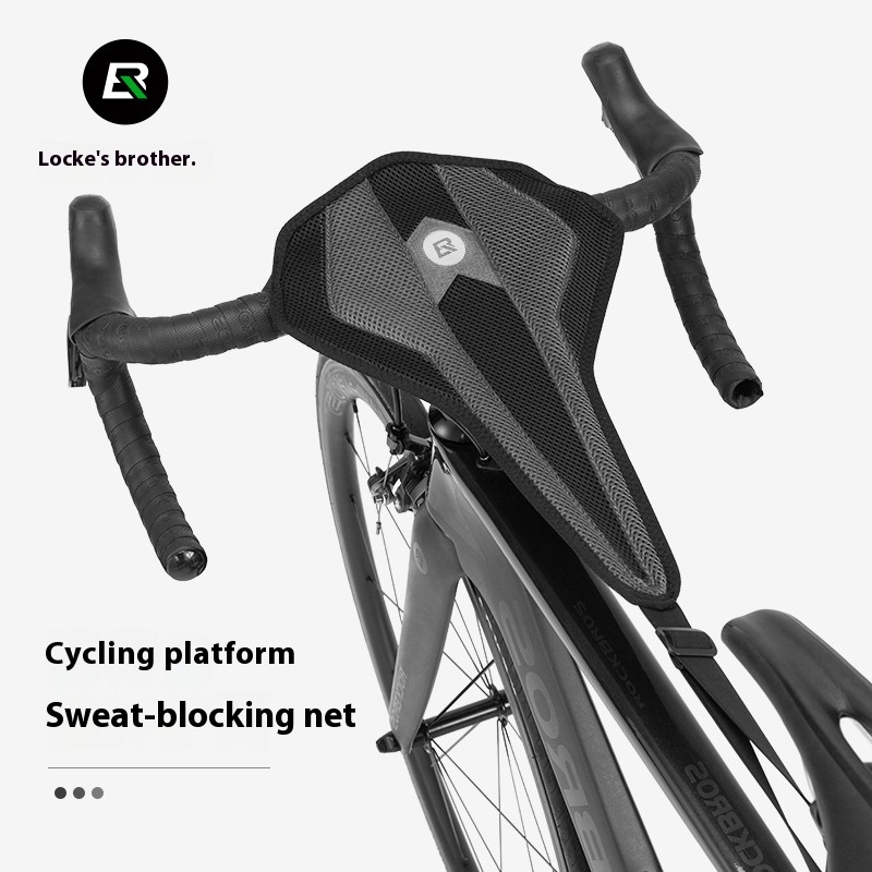 Locke Brothers Winter Bicycle Sweat Bar Sweat-Proof Mesh Road Bike Training Cycling Platform Spinning Bike Accessories