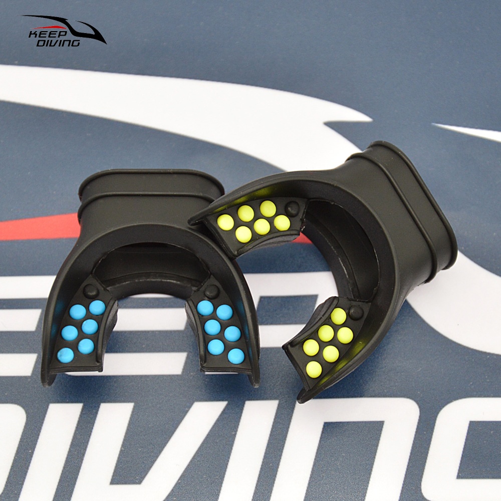 Scuba Diving Universal Mouthpiece Dotted Silicone Second-stage Breathing Regulator Snorkeling Nozzle Equipment Accessories