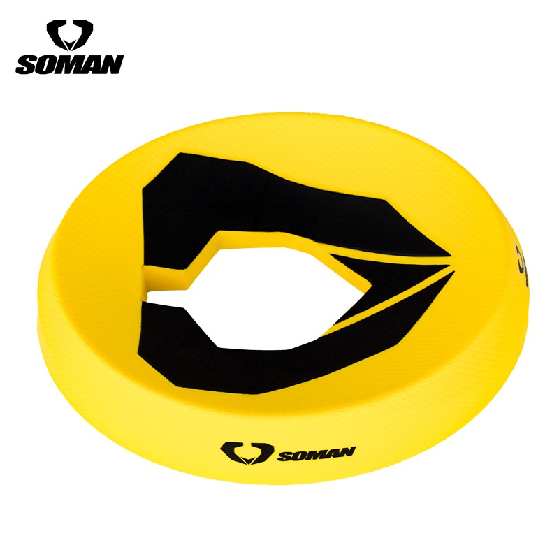 SOMANMultifunctional Motorcycle Helmet Support Pad Base Motorcycle Full Helmet Half Helmet Protection Support Black Non-slip