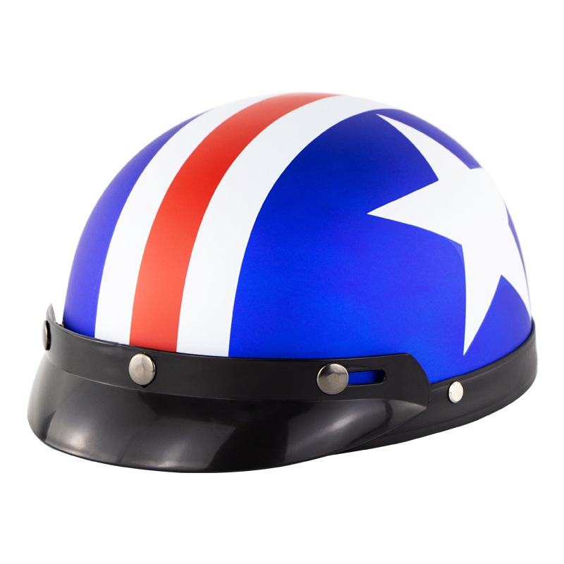 Foreign Trade Special Motorcycle Electric Car Harley Helmet Men And Women Personalized Sun Protection Half Helmet Summer Helmet