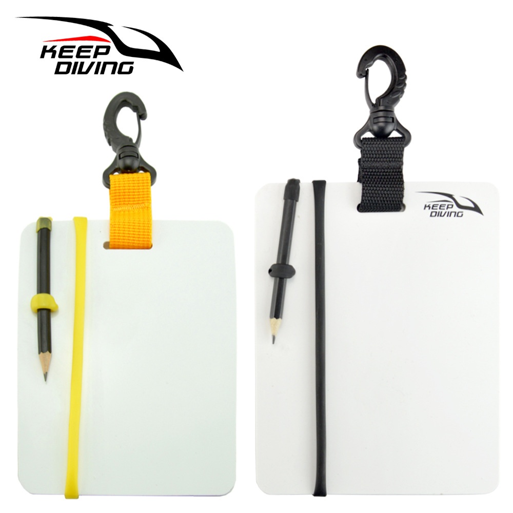Large And Small Flat Underwater Writing Board Handwriting Notepad Underwater Record Scuba Diving XZB-920