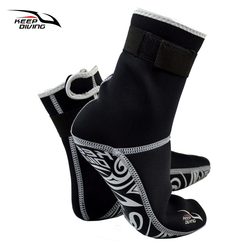 Keep Diving3 MMThick Diving Socks DS-101 Beach Winter Swimming Snorkeling Beach Easy To Wear Warm