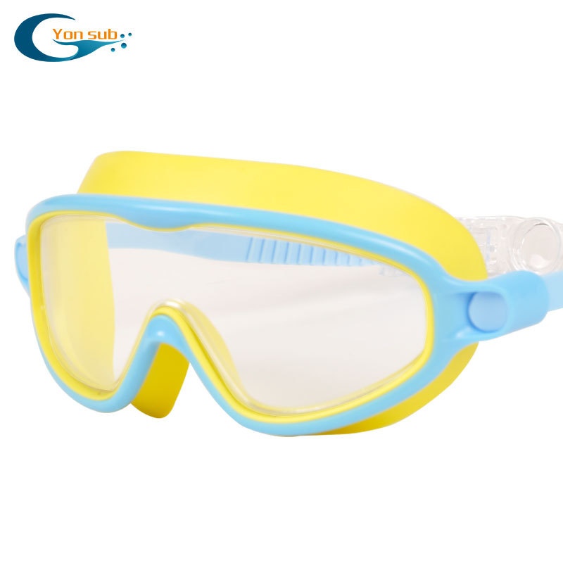 Yonsub Large Frame Electroplating Children's Swimming Goggles Boys Supplies Waterproof And Anti-fog HDSwimming Goggles