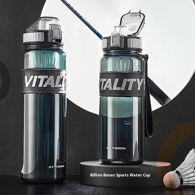 Large Capacity Fitness Sports Plastic Space Cup Girls Outdoor Handy Direct Drinking Cup Students With Tea Drinking Cup