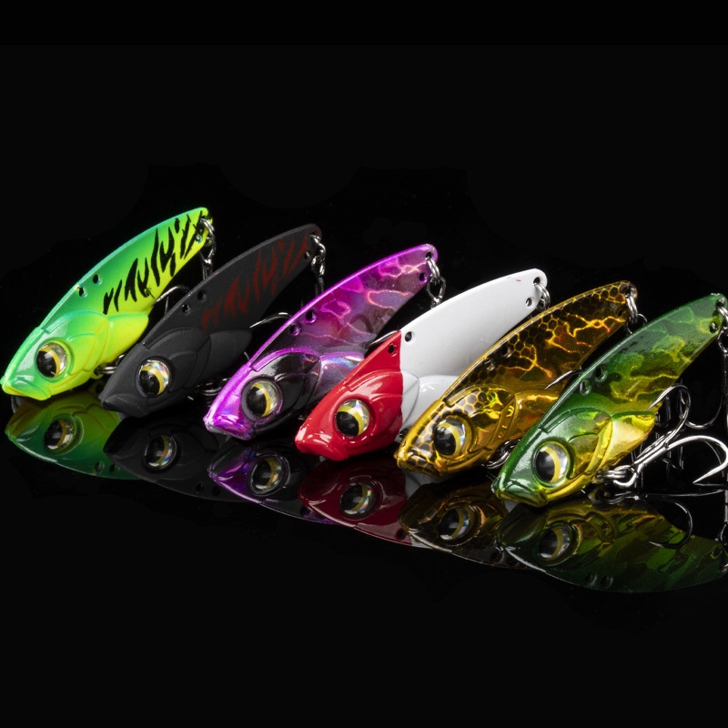 Rattlesnake Vib Lure Long-distance Bait For Fishing Perch Freshwater Fake Fish Bait Iron Plate Lure