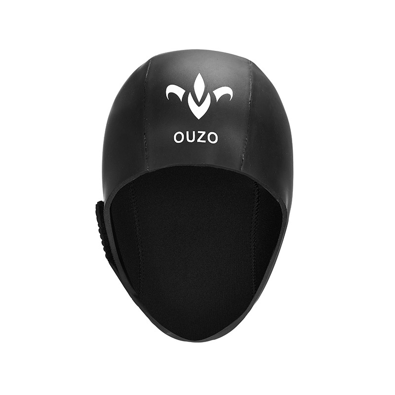 3mm Diving Hood With Velcro CRLight Leather Diving Cap Winter Swimming Cap Snorkeling Cap Surfing Warm Waterproof Hood