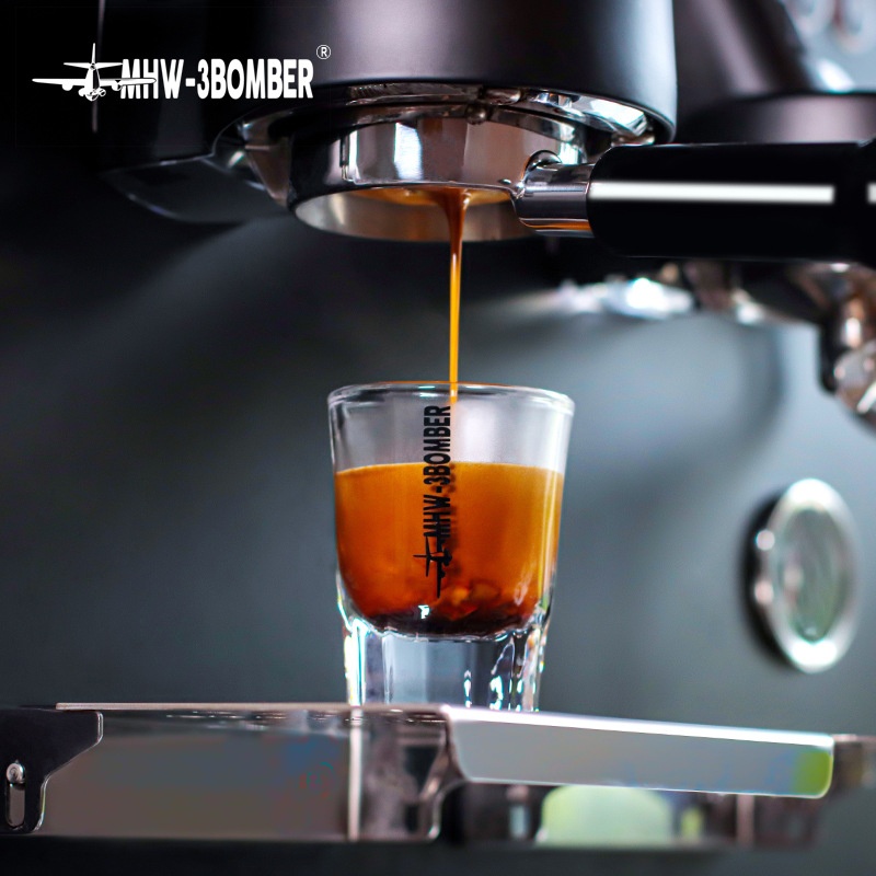 MHW-3 BOMBERBomber Coffee Measuring Cup Shot Cup With Scale50 MLOunce Cup Italian Espresso Cup