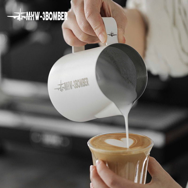 [Small]3.0 Bomber600 MLStainless Steel Round Mouth Coffee Cup Milk Cup Milk Foam Cup