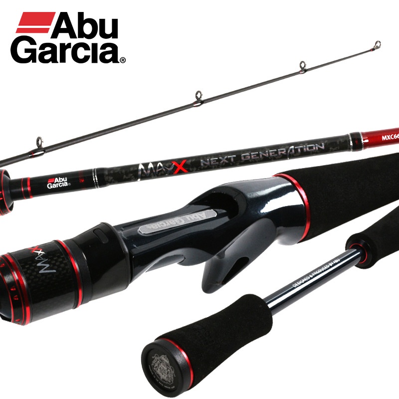 Abu's MAXXLuya Rod Gun Handle Straight Handle Long-distance Casting Pan-purpose Fishing Rod Micro-object Horse Mouth Rod Black Luya Rod