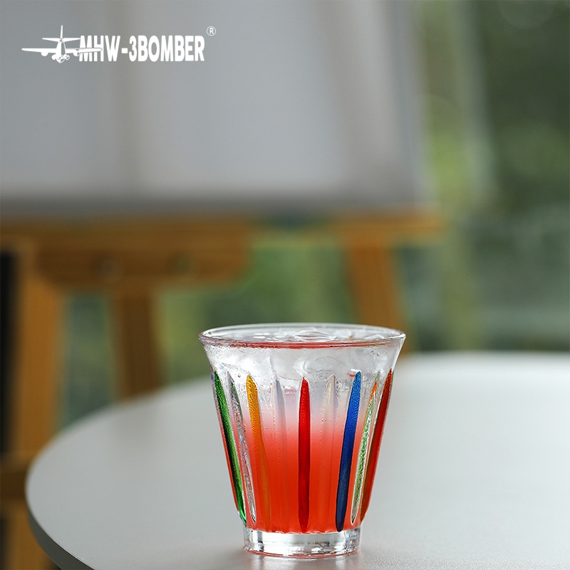 MHW-3 BOMBERBomber Glass Cup Wright Hand-painted Series Dirty Coffee Cup Australian White Cup Latte Cup