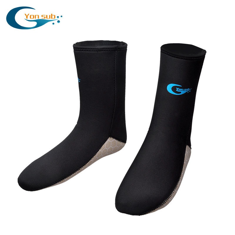 Yon Sub5mm Thick Diving Socks Non-slip Warm Winter Swimming Outdoor Beach Socks Diving Supplies Children's Socks