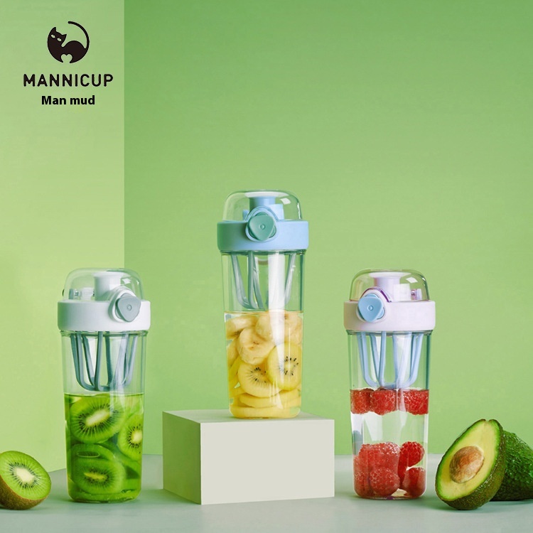 Protein Powder Milkshake Fruit Shake Cup Outdoor Home Multi-functional Large Capacity Cup Portable Sports Water Cup