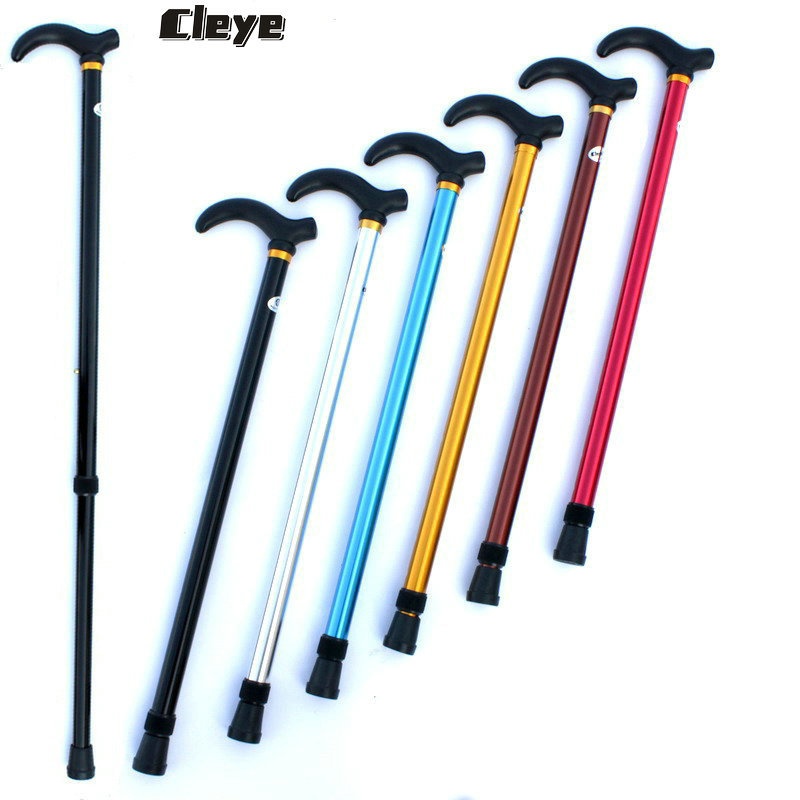 Aluminum Alloy Telescopic Crutches,Two-section Telescopic Crutches,Non-slip Elderly Walking Sticks,Trekking Sticks