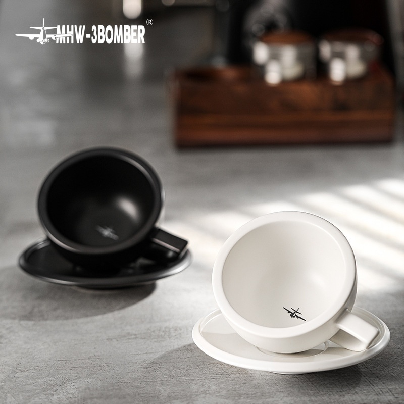 MHW-3 BOMBERBomber Zetian Cup Ceramic Cup Coffee Cup And Saucer Set Latte Latte Cup280ml
