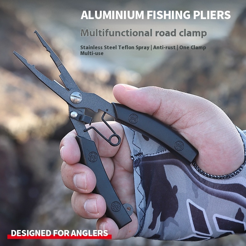 Multifunctional Teflon Anti-rust Lure Pliers/stainless Steel Fishing Pliers/open Ring Hook Pliers Fishing Tools