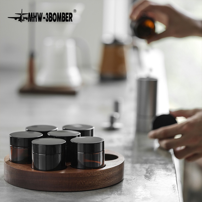 MHW-3 BOMBERBomber Coffee Bean Can Store Hand-brewed Bar Counter Quantitative Bean Storage Tank Smell Bottle