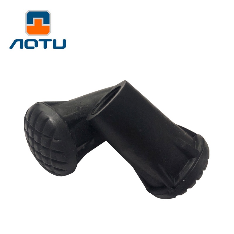 Concave And Convex Hiking Pole Foot Cover Accessories Round Pole Tip Cover Round Foot Cover Protect The Pole Tip Rubber Wear-resistant AT7561