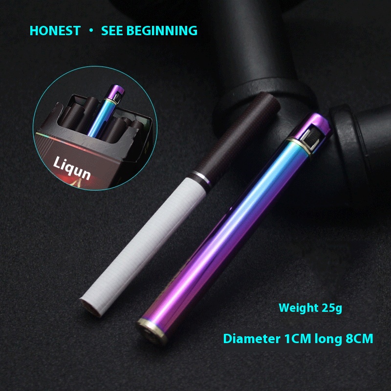 Baicheng Chujian No.1 Creative Mini Matchstick Grinding Wheel Inflatable Open Flame Lighter Ice Paint