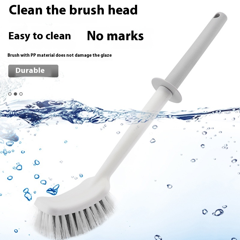 Creative No Dead Angle Toilet Brush Practical Toilet Bathroom Cleaning Brush Thickened Household Cleaning Brush Wall-mounted
