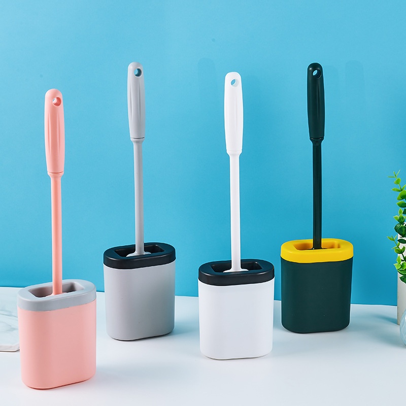 Silicone Toilet Brush Plastic Gap Soft Plastic Toilet Brush Cleaning Brush Household Toilet Brush Cleaning Brush Department Store