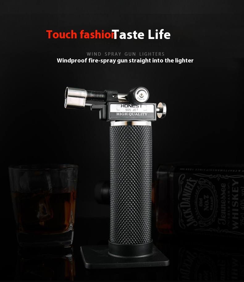 Baicheng BC505 Direct Welding Torch Windproof Lighter High Temperature Outdoor Barbecue Cigar