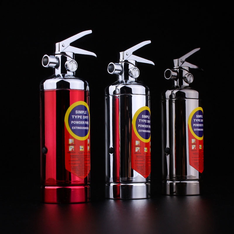 YM087 Fire Extinguisher Lighter Fire Props Model Toy Ornaments Creative With Laser Light And Unique