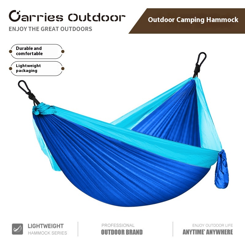 SCamping Outdoor Hammock Outdoor Camping Parachute Cloth Hammock Single Hammock
