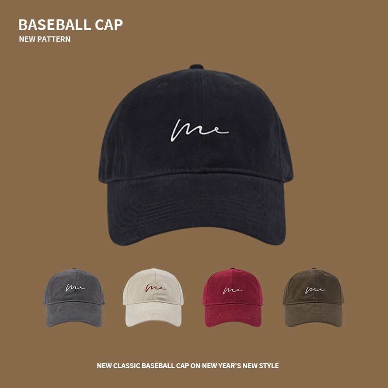 Hat For Women,Large Head Circumference Baseball Cap For Men,y Niche Design,Versatile Sports,Korean Style Duckbill Cap,Makes The Face Look Smaller