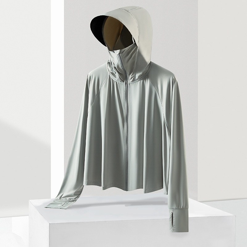 Summer Black Plastic Large Brim Sun Protection Clothing For Women,Light And Thin,Anti-ultraviolet,Ice-feeling,Breathable Sun Protection Clothing Cape