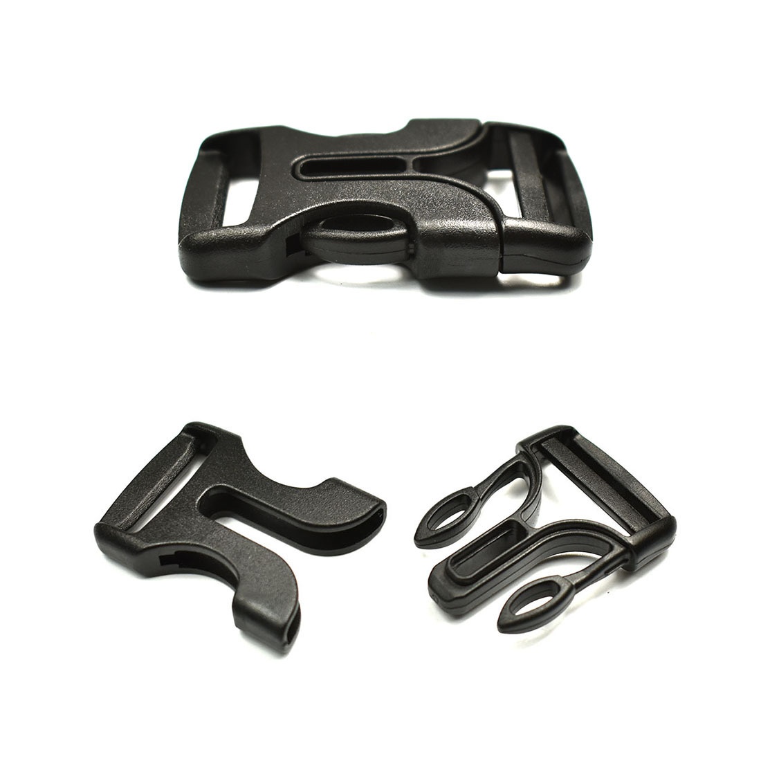 Plastic Steel Lightweight Butterfly Buckle Mother-and-child Buckle25 MMBackpack Webbing Accessories Buckle Umbrella Rope Bracelet Braided Hollow Accessories