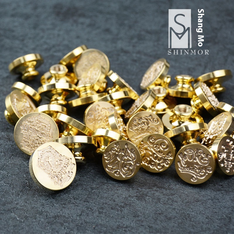 European Retro Wax Seal Seal Seal Wax Seal Head Thousands Of Patterns Cartoon Wedding Blessing Seal