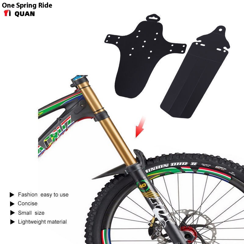 Cycling Equipment Mountain Bike Front And Rear Mudguards Bicycle Portable Detachable Bicycle Mudguards