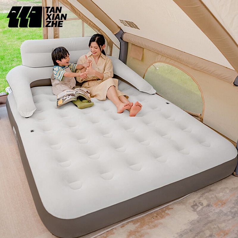 Explorer Inflatable Mattress Automatic Tent Outdoor Camping Sleeping Mat Floor Portable Double Household Air Mattress
