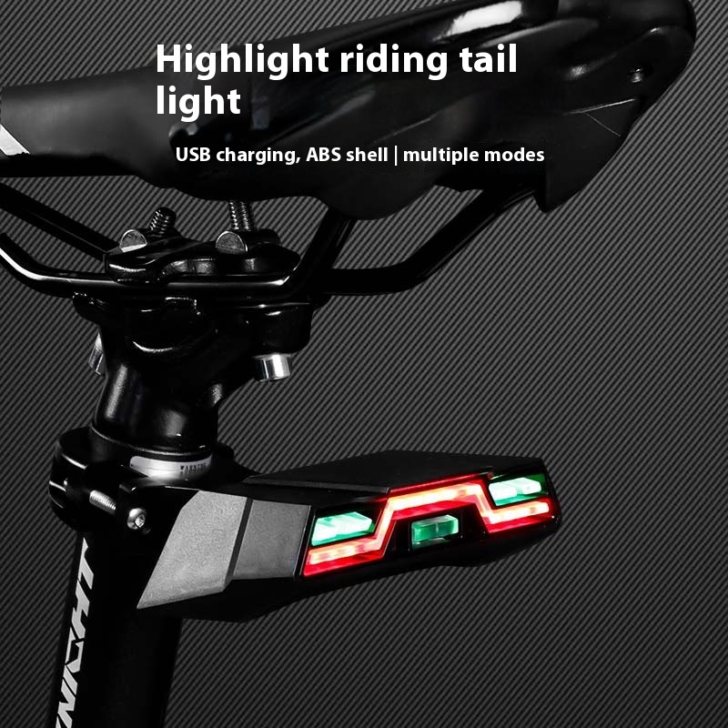 USBCharging Mountain Bike Night Warning Light High Endurance Light Cycling Equipment Accessories Bicycle Taillight Bicycle Light