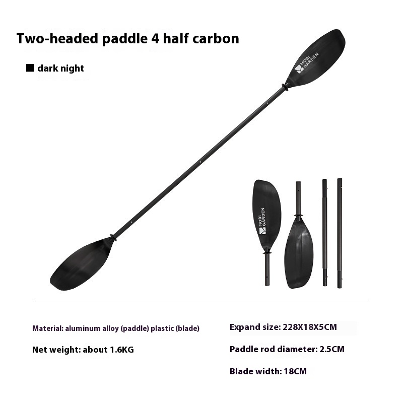 Mugaodi Kayak Paddle Board Outdoor Camping Inflatable Boat Paddle4 Sections Spliced Lightweight Two-end Paddle Paddling Board