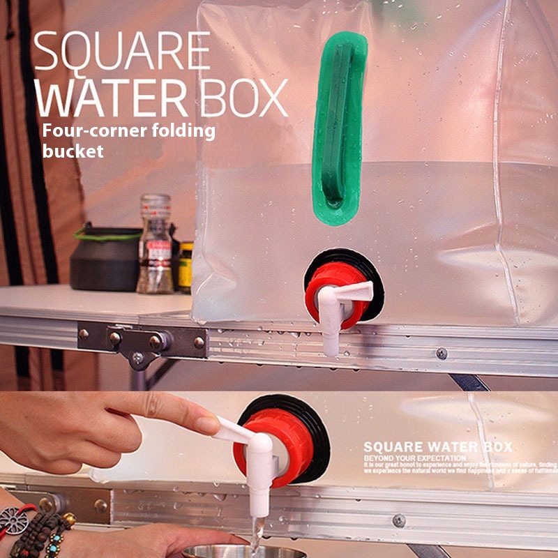 Special Offer Outdoor Camping Portable Water Bag20 LPVCFolding Bucket Car Wash Bucket Emergency Bucket Plastic Kettle