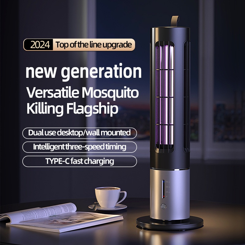 Multifunctional Mosquito Killer Lamp,Electric Shock Portable Outdoor Mosquito Zapper