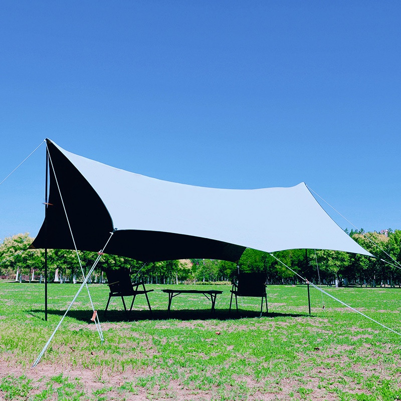 Vinyl Awning Outdoor Oxford Cloth Polyester Cotton Awning Camping Tent Rainproof Sunscreen Awning Cloth Beach Awning