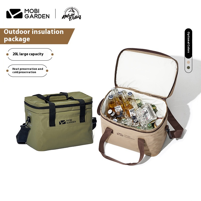 Mogodi Outdoorulation Bag20 LLarge Capacity Portable Cold Storage PVCIce Pack Refrigerated Bag Picnic Bag Handbag