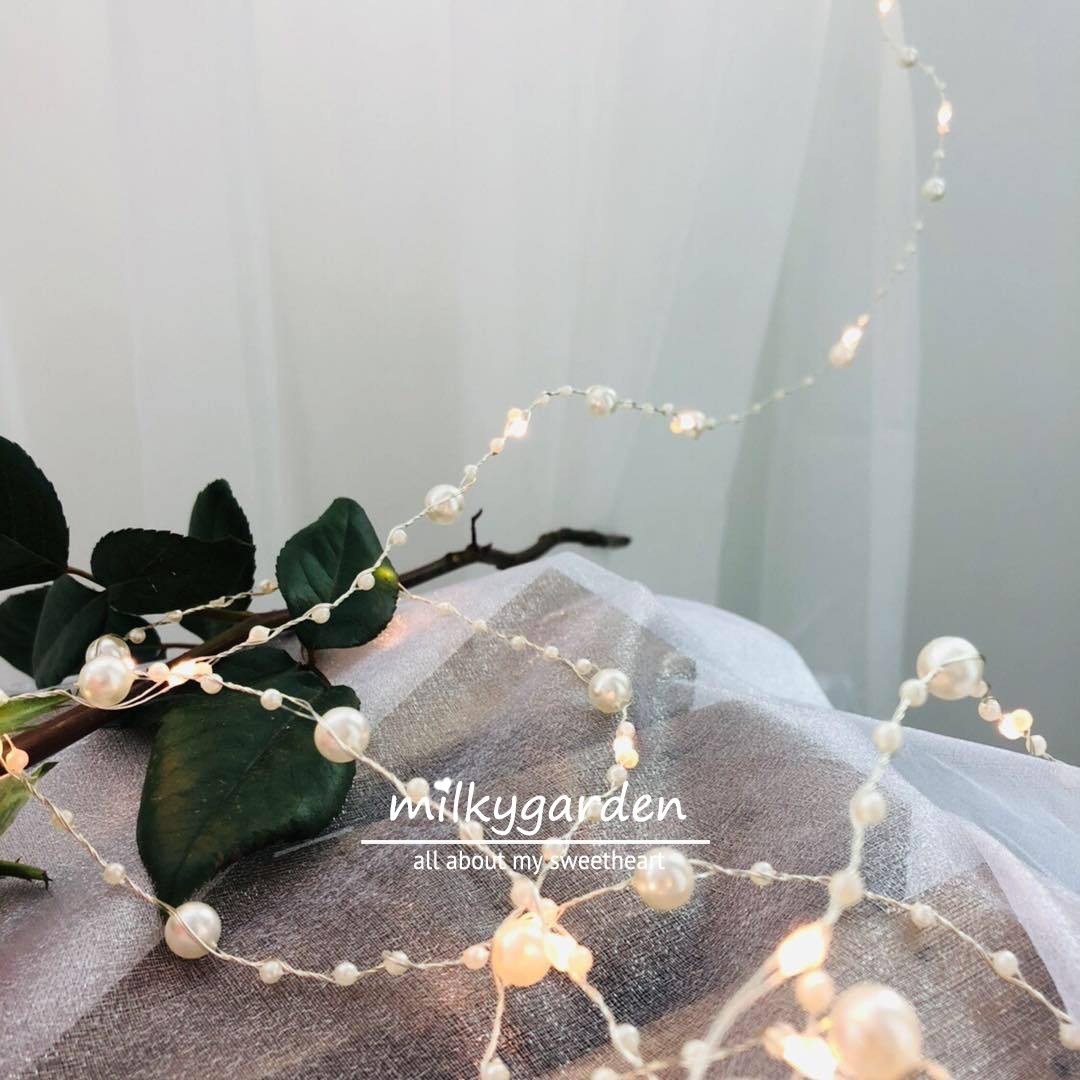 Copper Wire String Lights,Pearl Gift Box Decor,Glass Fairy Lights For Ambiance And Handcrafted Display