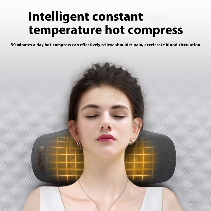 Cervical Pillow For Sleeping,Special Vertebra Massage,Spine Aid,Sleep,Heating,Non-repair,Traction,Cylindrical Cervical Pillow