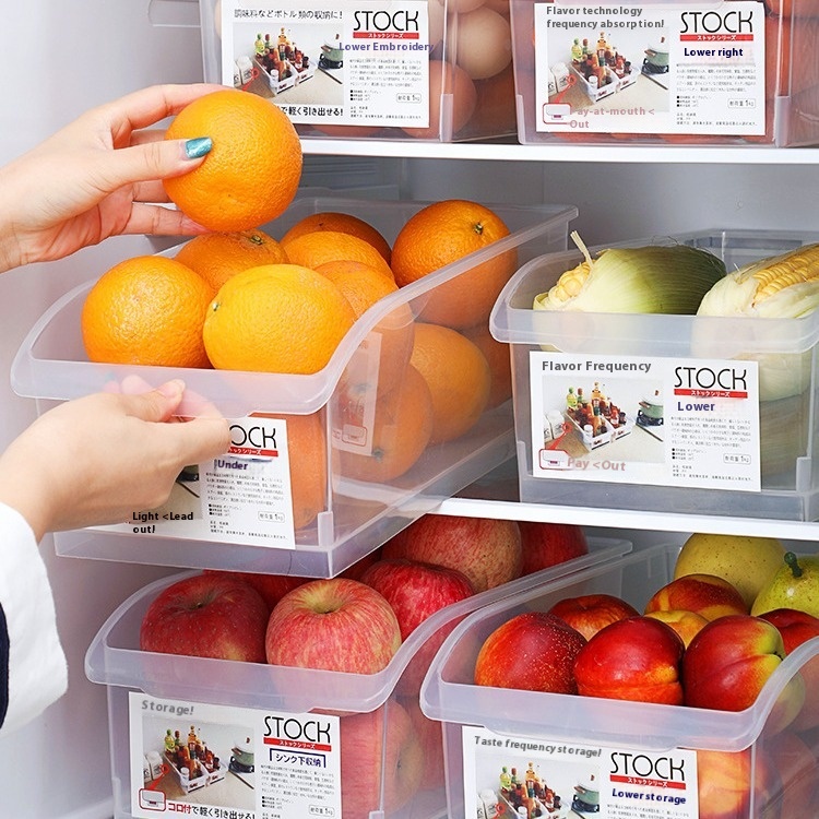 ZT1029 Drawer Refrigerator Food Box Kitchen Fruit Vegetable Egg Box Refrigeration Fresh Food Grade Storage