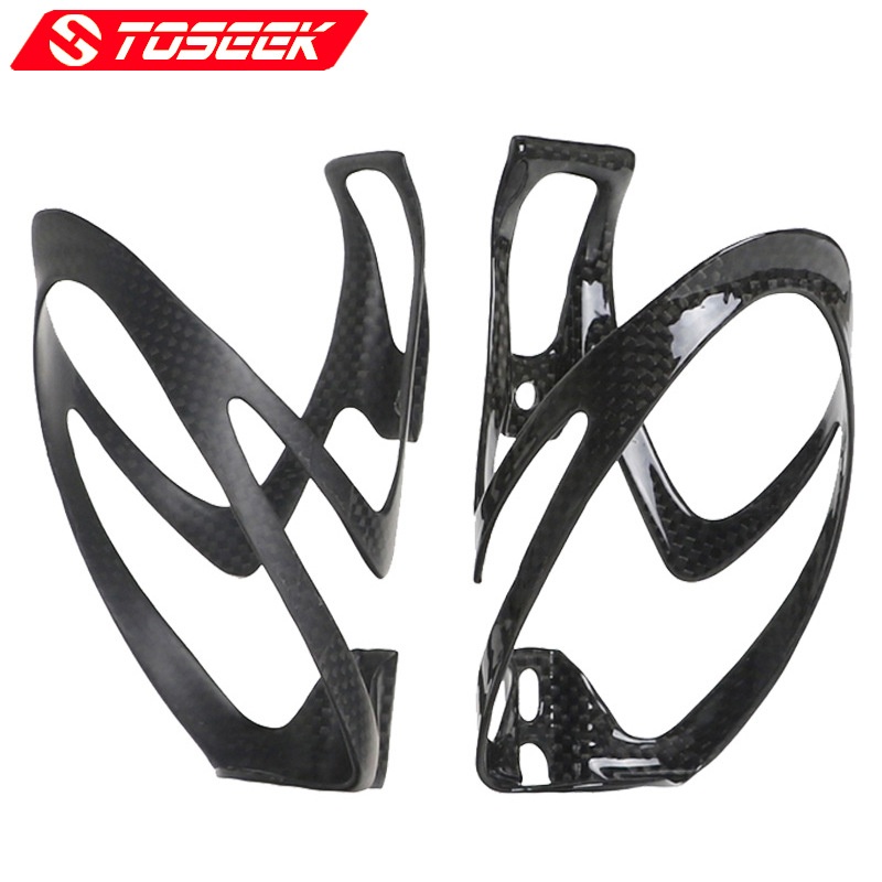 3 KFull Carbon Fiber Unmarked A-shaped Road Mountain Bike Water Bottle Seat Frame Bicycle Water Bottle Cage Bicycle Accessories