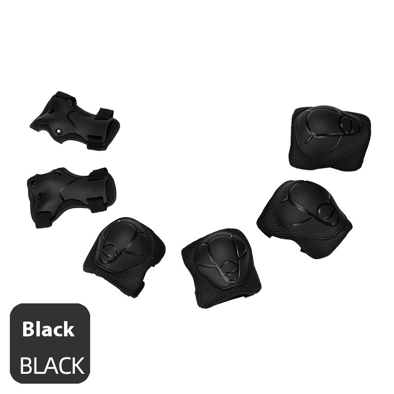 Colorful Children's Combination Sponge Knee Protectors Student Riding Roller Skating Knee Pads Thickened Skating Protective Gear