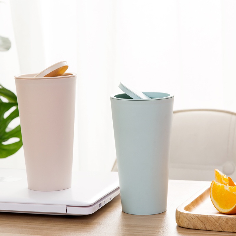 YZ5261 Desktop Solid Color Simple Trash Can Car Storage Box Storage Box Storage Tube Car Paper Towel Tube